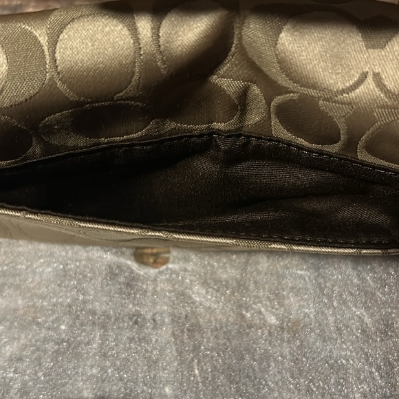 Coach Brown and Tan Monogram Large Wristlet BNWT - Picture 5 of 9